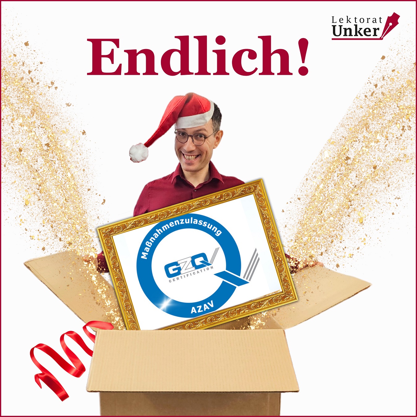 Evgenij Unker: TÜV-zertifizierter Anbieter von Lektorenausbildungen.